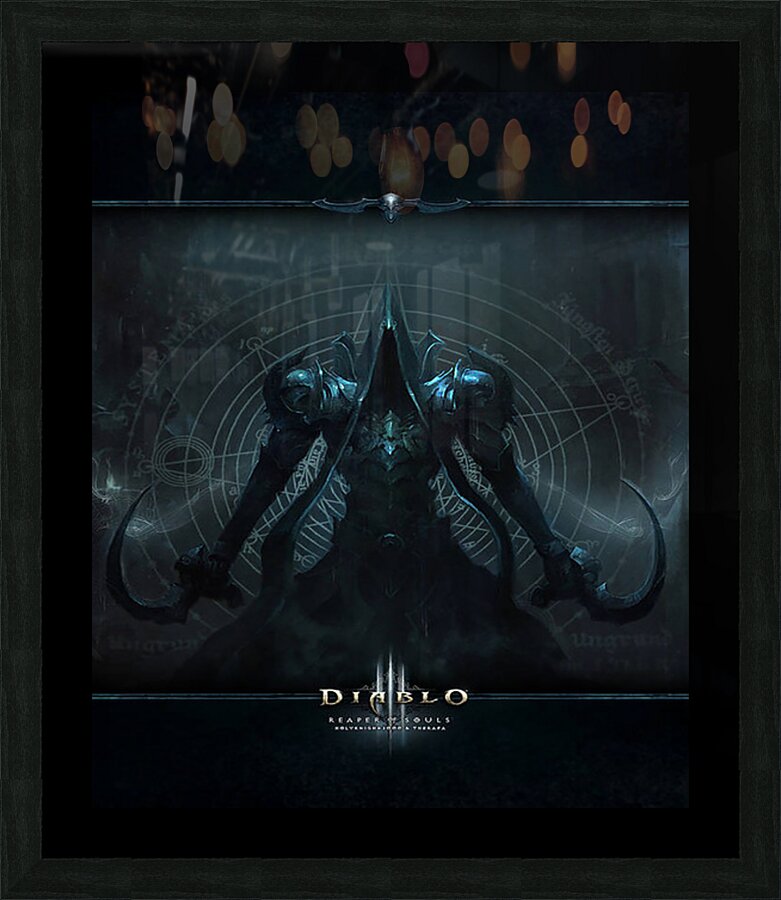 Diablo 10 Picture Frame print