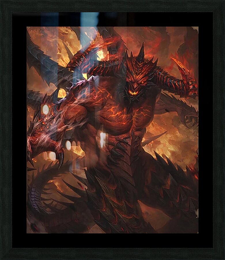 Diablo 12 Picture Frame print