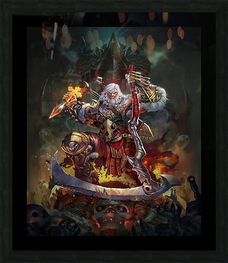 Diablo 13 Picture Frame print