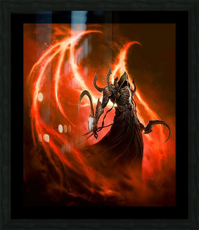 Diablo 15 Picture Frame print