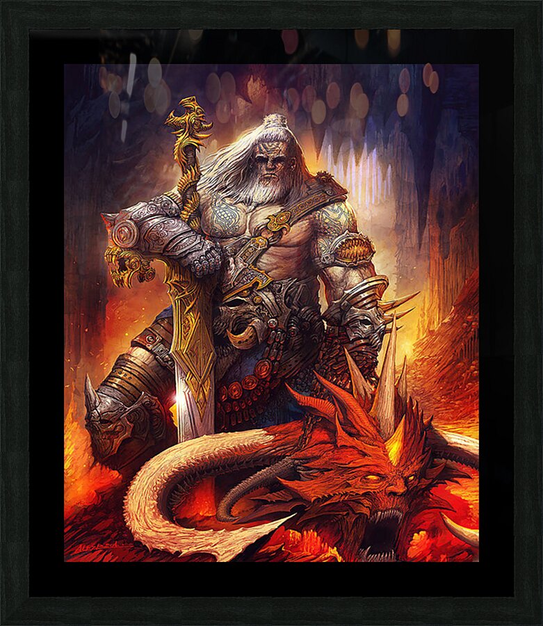Diablo 20 Picture Frame print