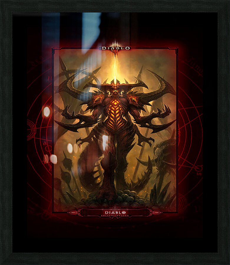 Diablo 23 Picture Frame print