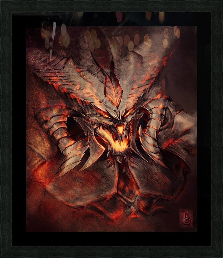 Diablo 39 Picture Frame print