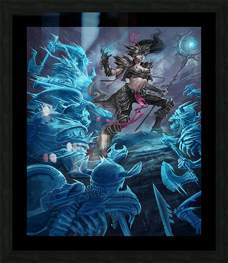 Diablo 1 Picture Frame print