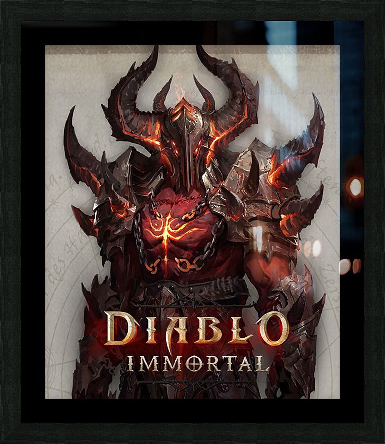Diablo 3 Picture Frame print