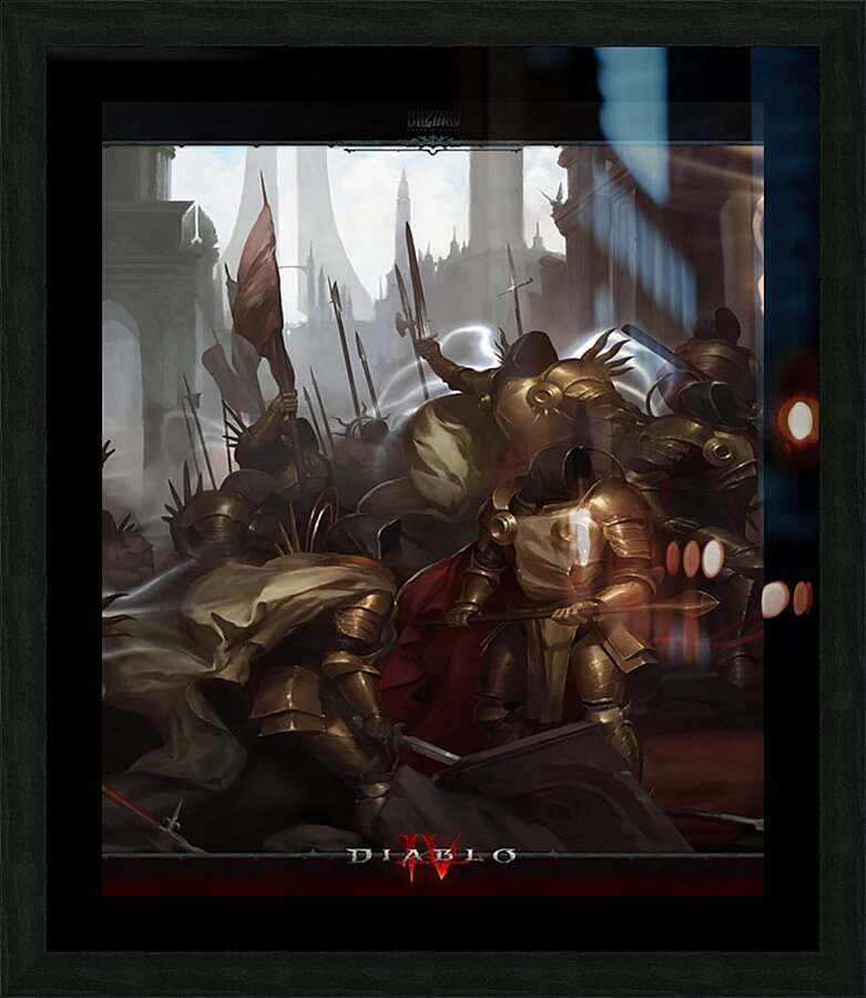 Diablo 4 Picture Frame print
