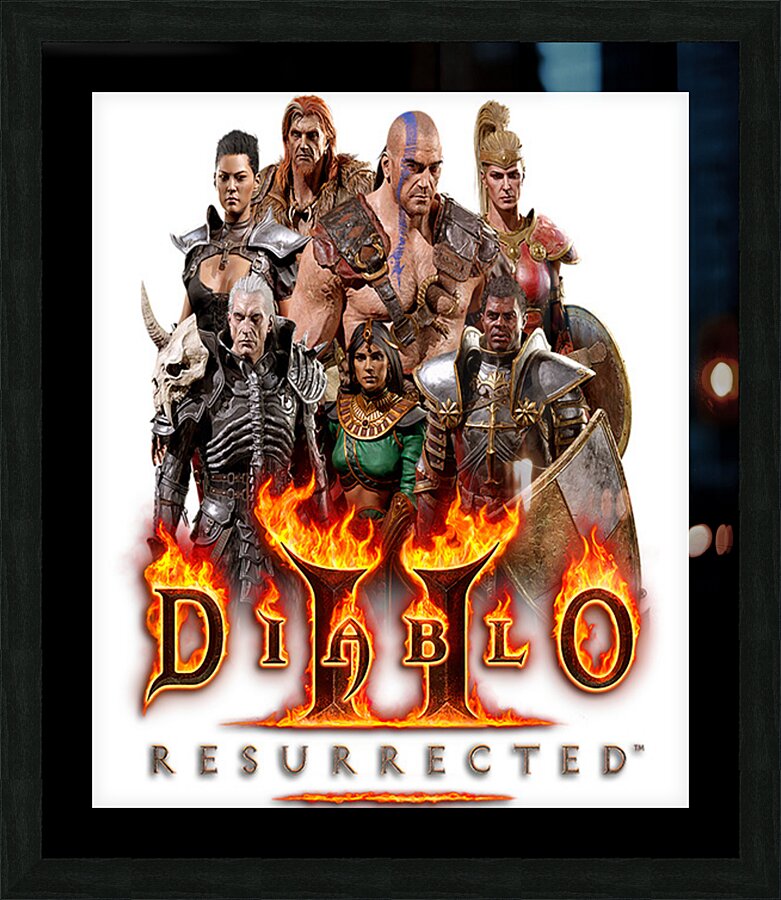 Diablo 5 Picture Frame print