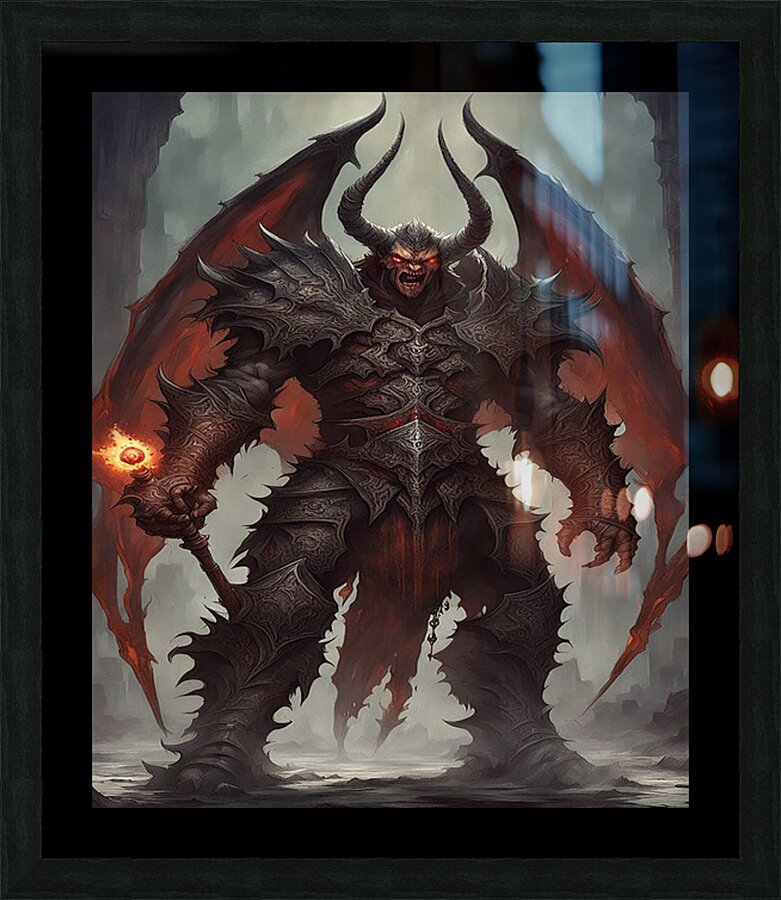 Diablo 14 Picture Frame print