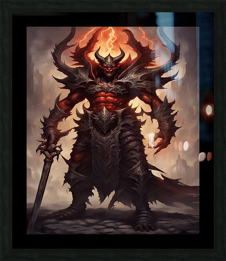 Diablo 16 Picture Frame print