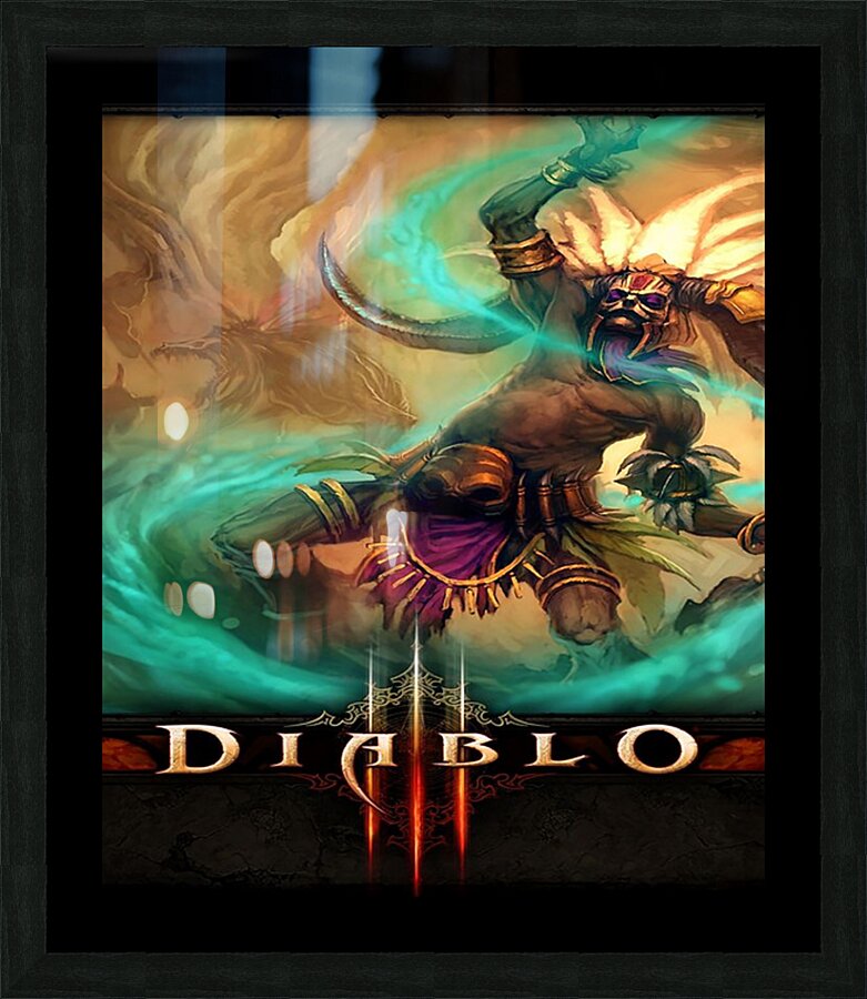 Diablo 17 Picture Frame print