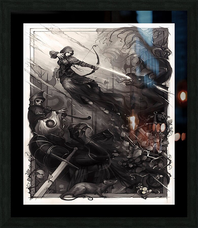 Diablo 19 Picture Frame print