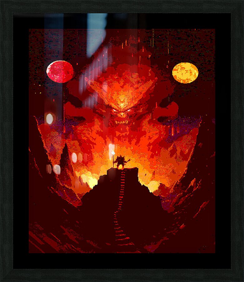 Diablo 22 Picture Frame print
