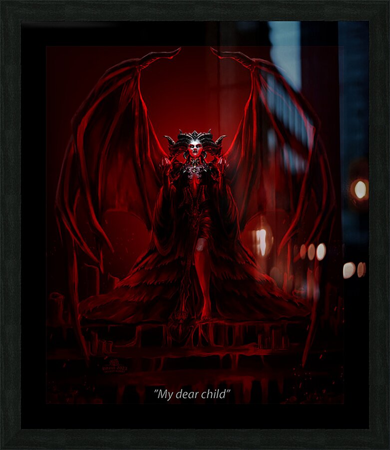 Diablo 24 Picture Frame print