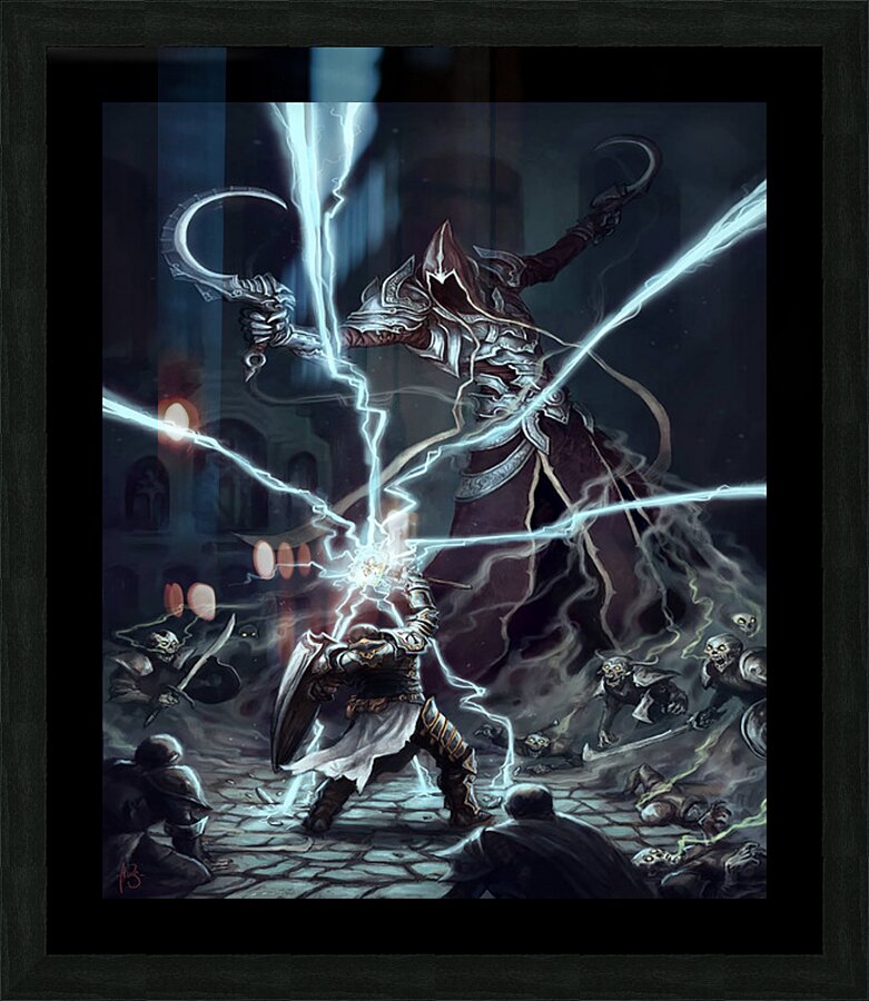 Diablo 26 Picture Frame print