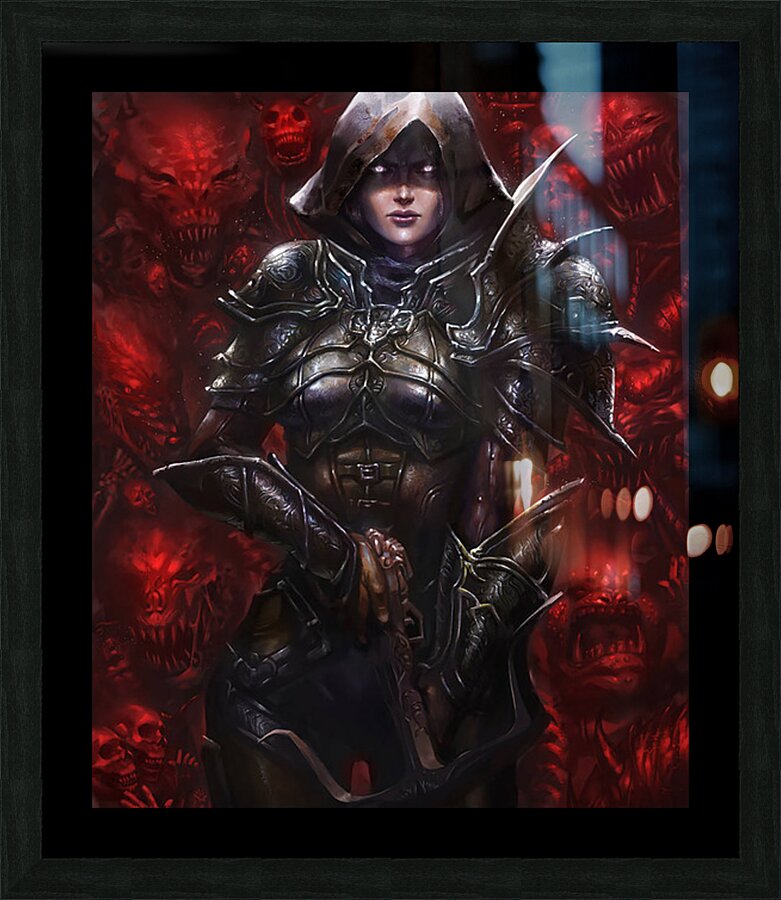 Diablo 27 Picture Frame print