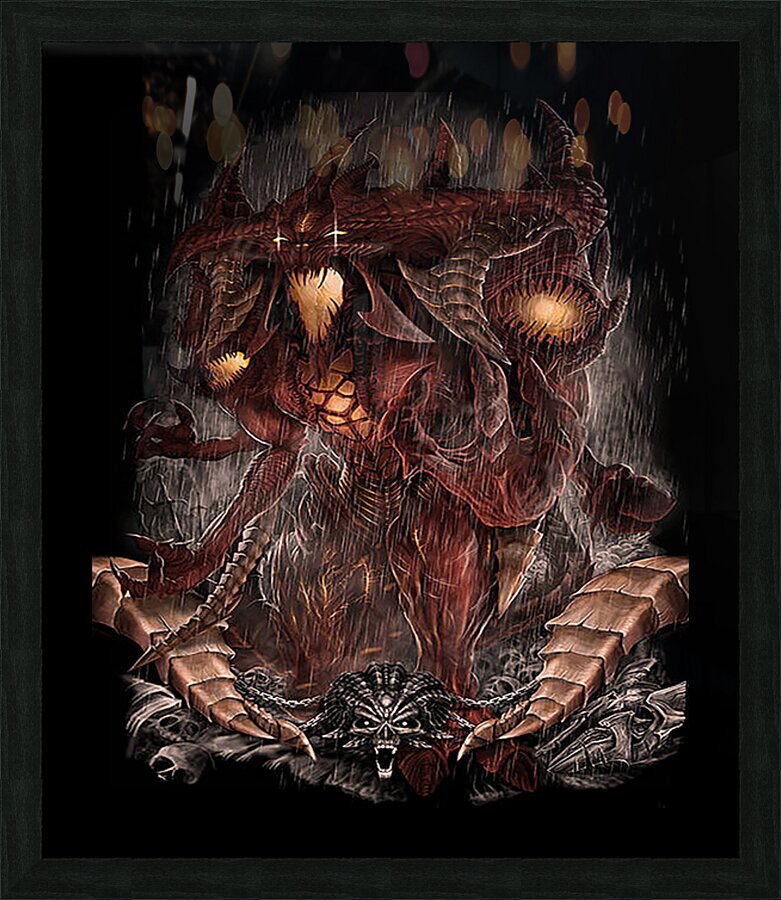 Diablo 28 Picture Frame print