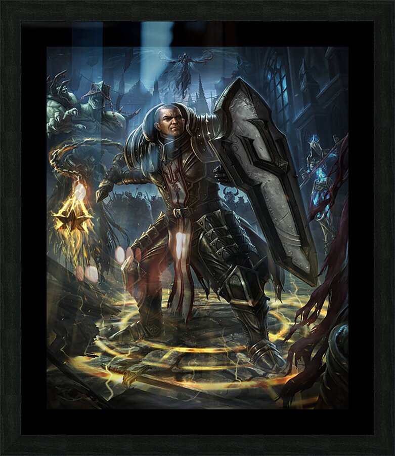 Diablo 33 Picture Frame print