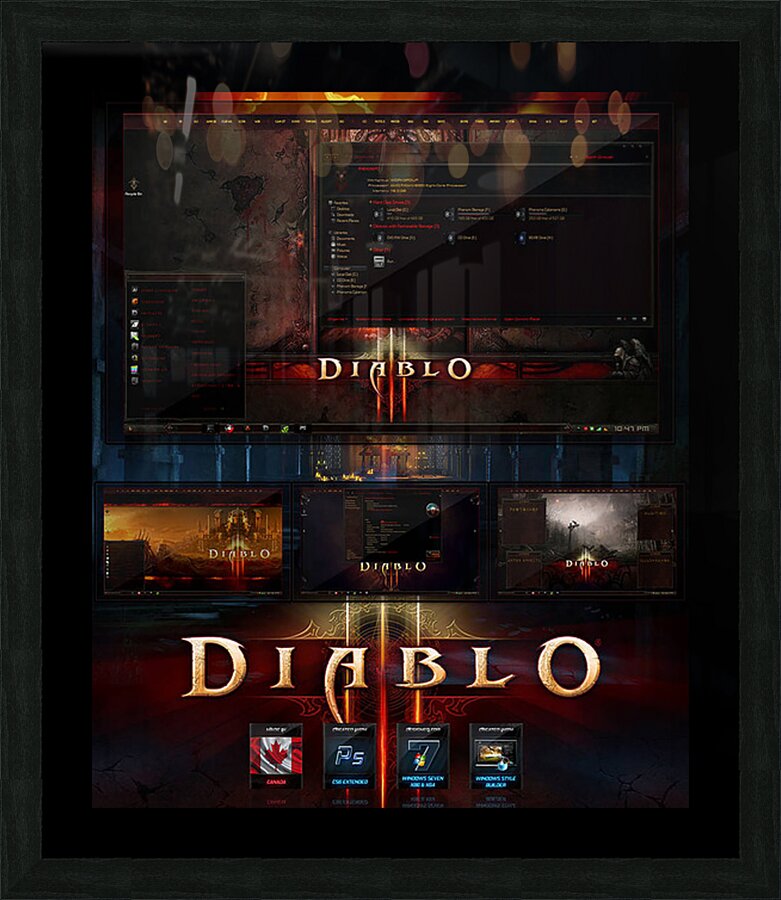 Diablo 36 Picture Frame print