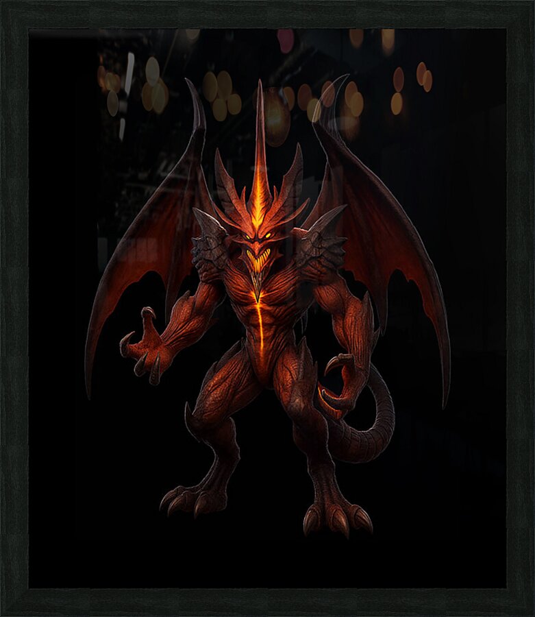 Diablo 37 Picture Frame print