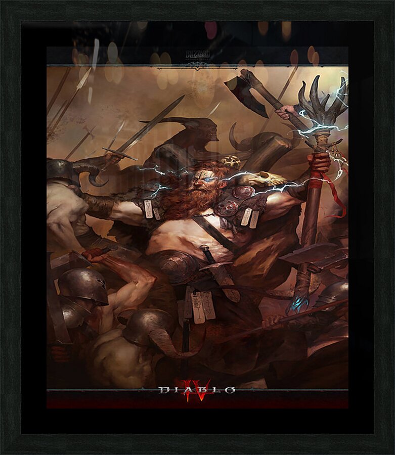 Diablo 45 Picture Frame print