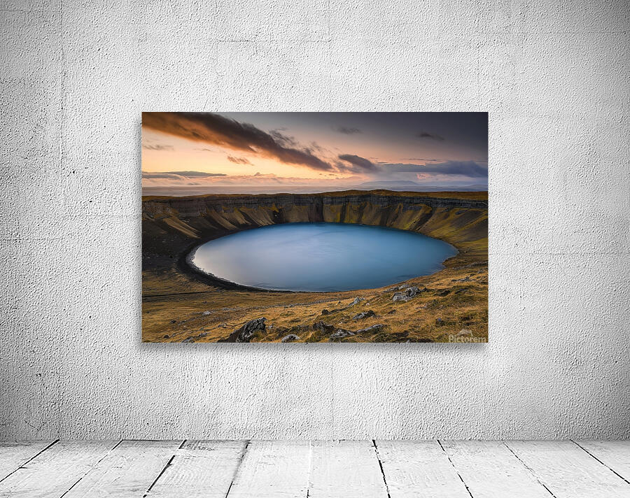 a volcanic crater 1 Wall Preview