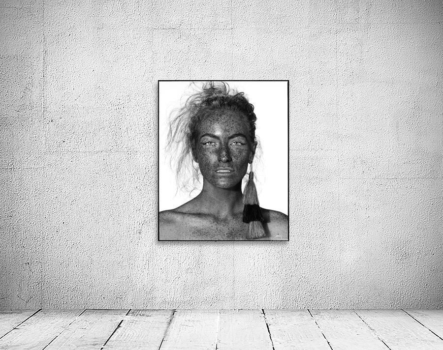 Andrea Under Blacklight Wall Preview
