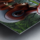 Never let you down  Metal print