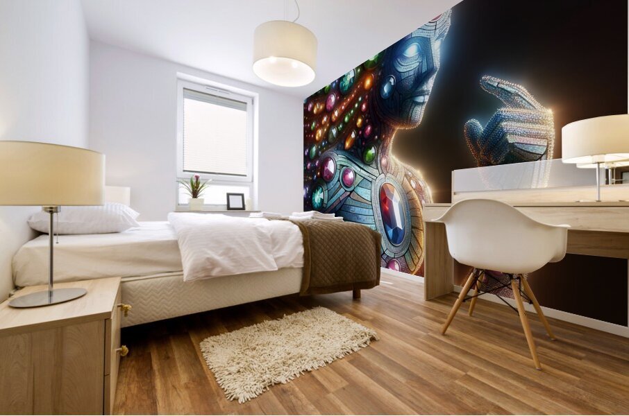 Blended by knowledge  Mural print