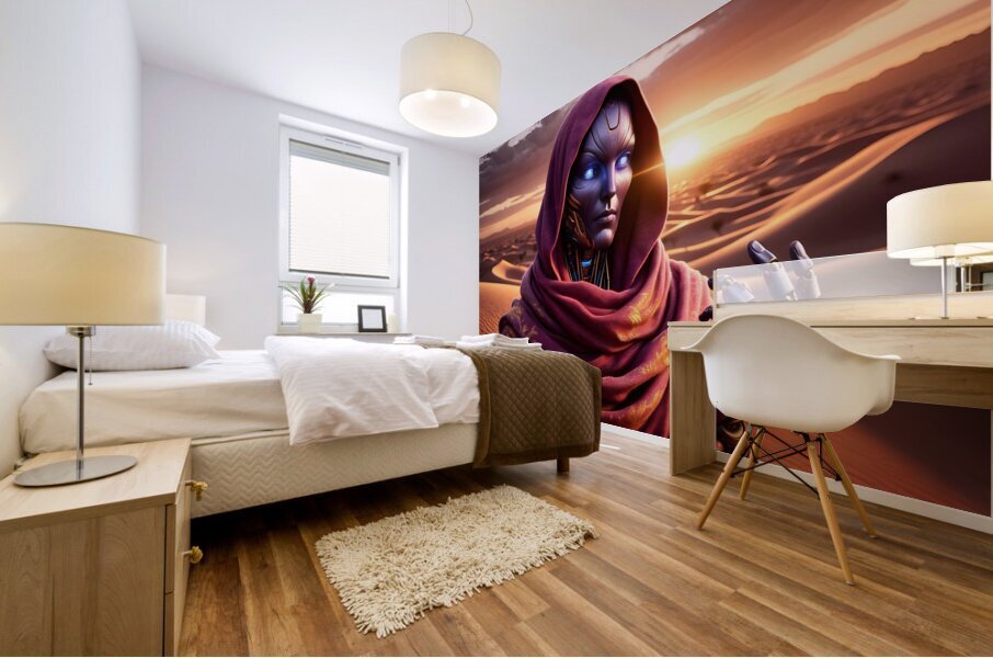 Queen of the desert  Mural print