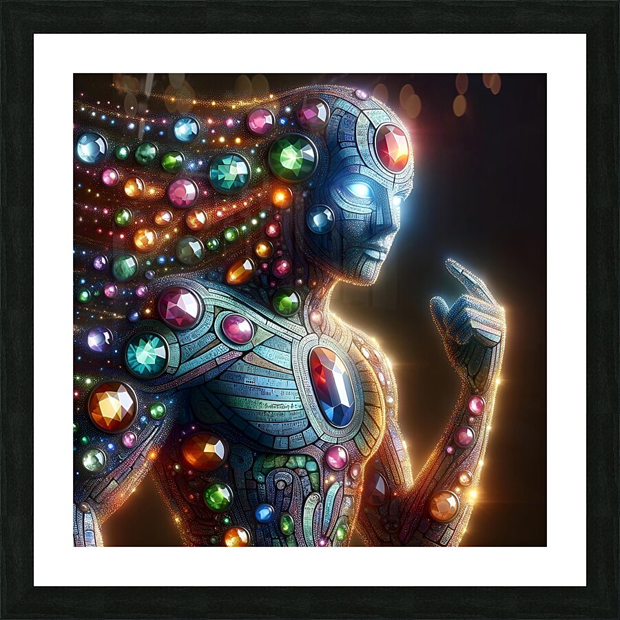 Blended by knowledge  Picture Frame print