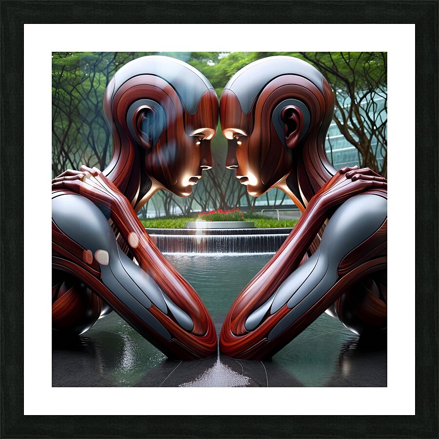 Never let you down  Picture Frame print