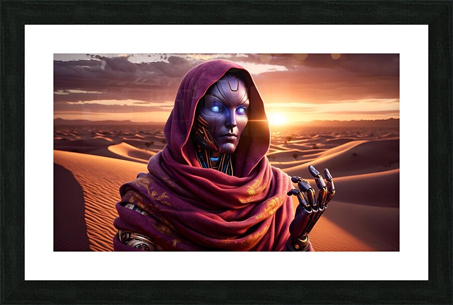 Queen of the desert  Picture Frame print