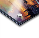 Golden Serenity: A Sunset Escape  Acrylic print