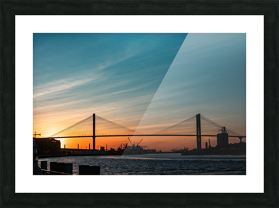 Talmadge Bridge Picture Frame print