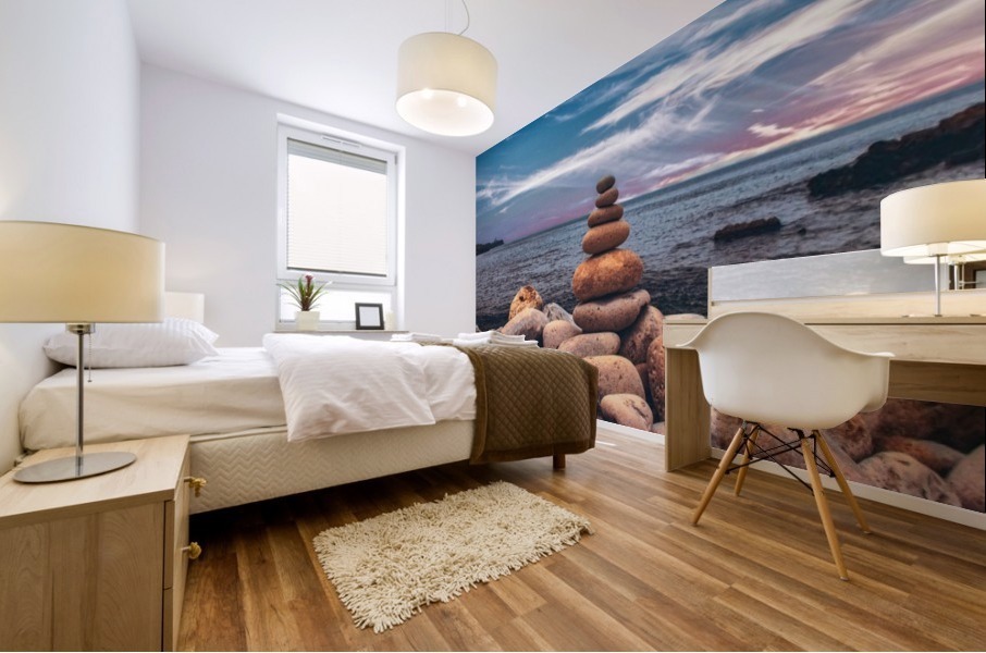 Rock balancing  Mural print