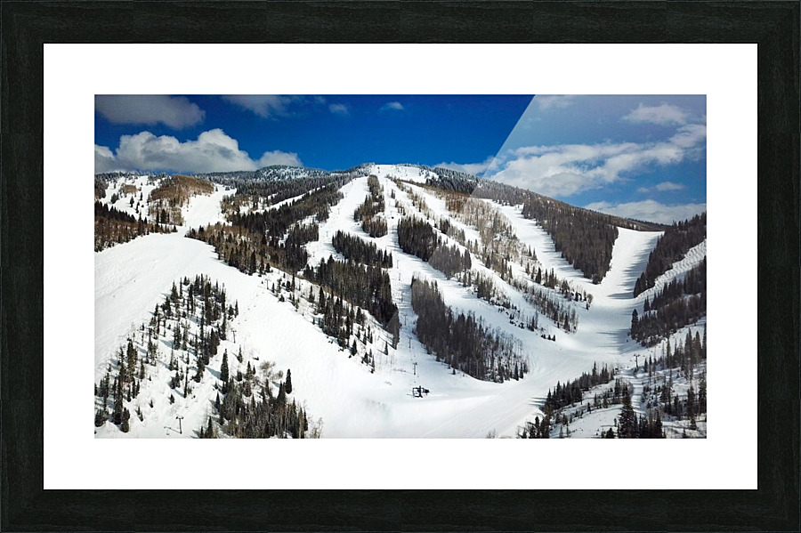 Mid Mountain Views Picture Frame print