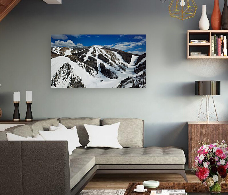 Mid Mountain Views Reproduction