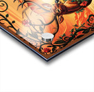 A majestic deer decorated with flowers and leaves Acrylic print