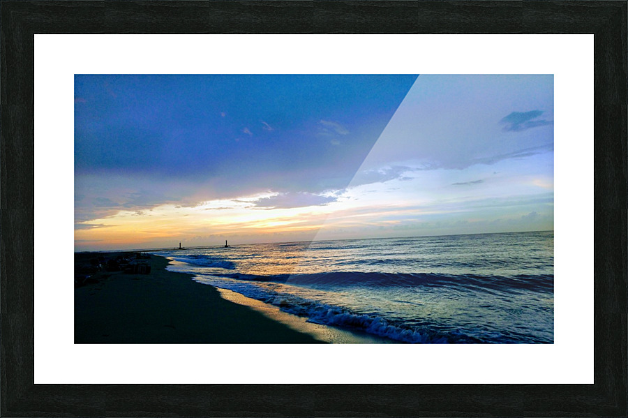 CUBAN WAVES Picture Frame print