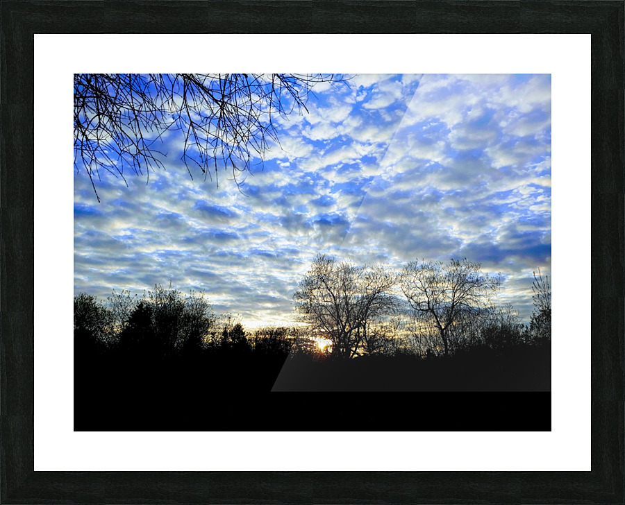 CLOUD POCKETS Picture Frame print