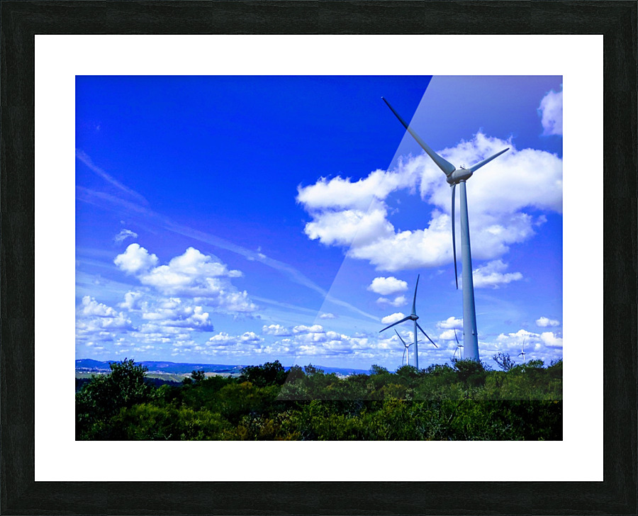 WINDMILLS Picture Frame print