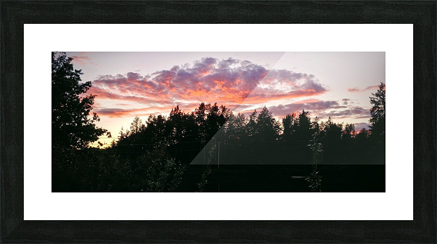 PINK SKY Picture Frame print