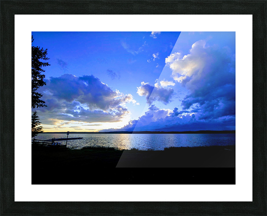 GREEN LAKE Picture Frame print