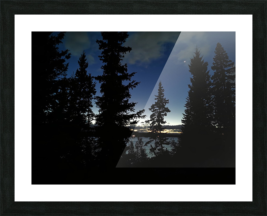TWILIGHT LAKE Picture Frame print