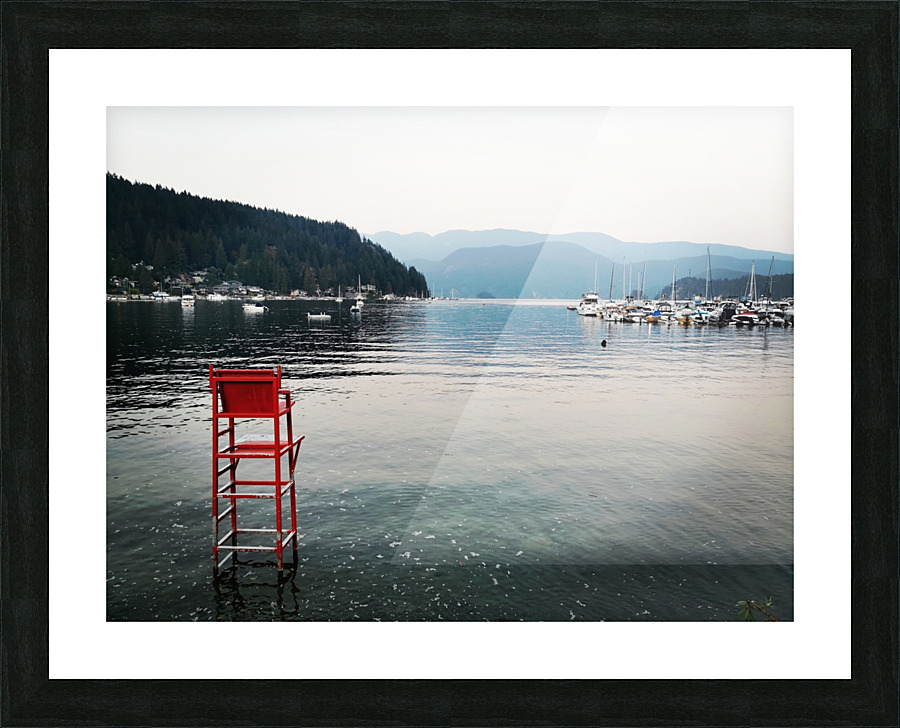 LIFEGUARD POST Picture Frame print