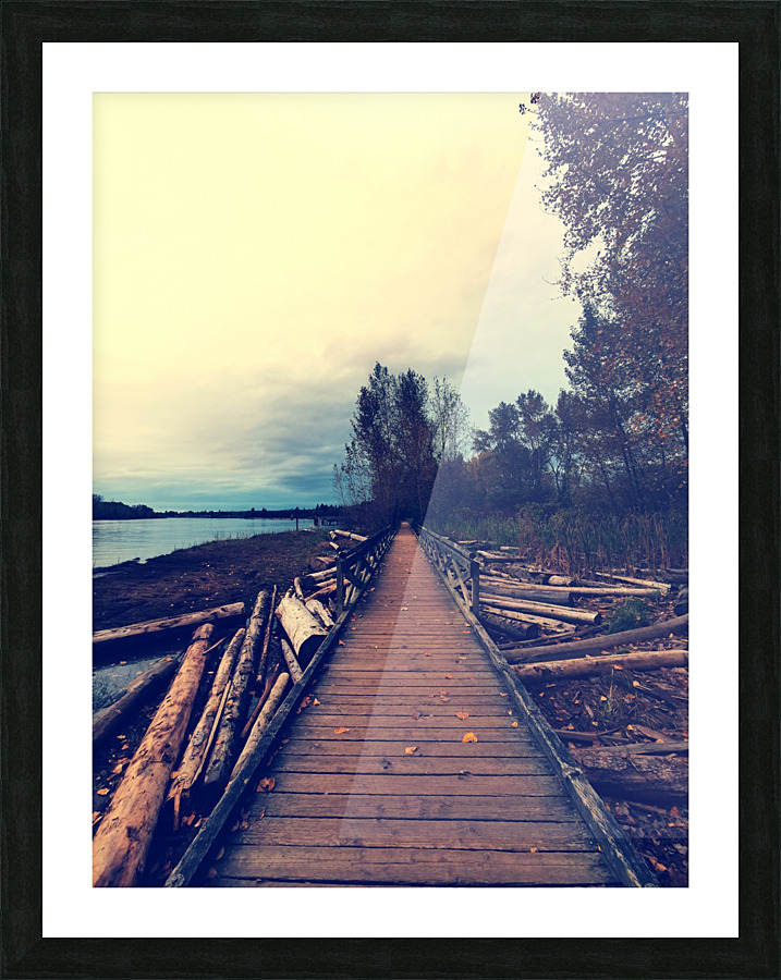 RIVERS PATH Picture Frame print