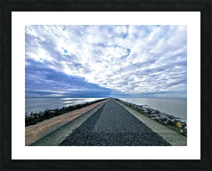 OCEAN WALK Picture Frame print
