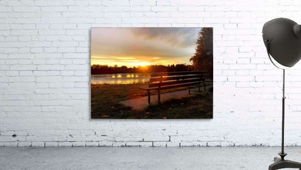 SUNSET BENCH Wall Preview