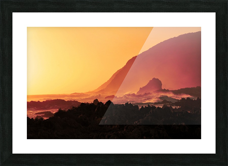 Orange Sun Tsitsi Picture Frame print