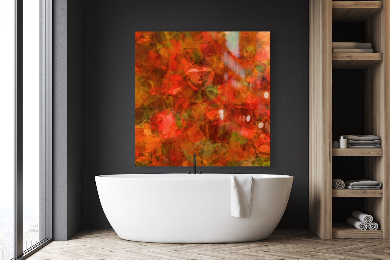 Sea Grape Abstract Square 1 Reproduction